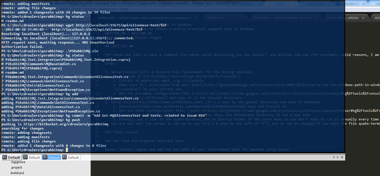 Screenshot of final look